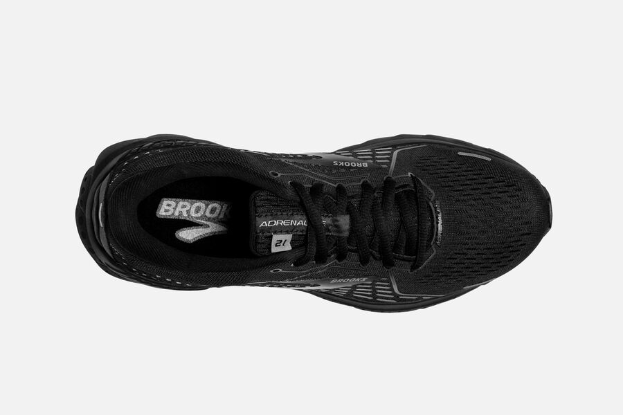 Brooks Adrenaline GTS 21 Road Running Shoes Womens - Black - JFWAK-5137